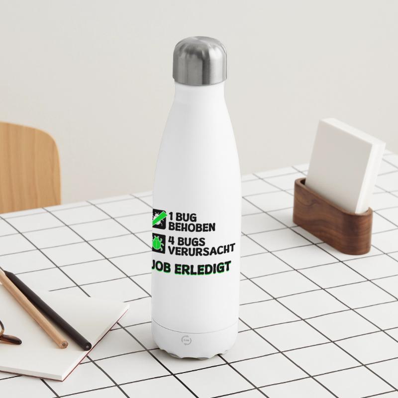 Open Source Bugfixing Bugs Developer Programmier Thermosflasche 500 ml