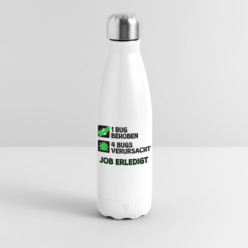 Open Source Bugfixing Bugs Developer Programmier Thermosflasche 500 ml