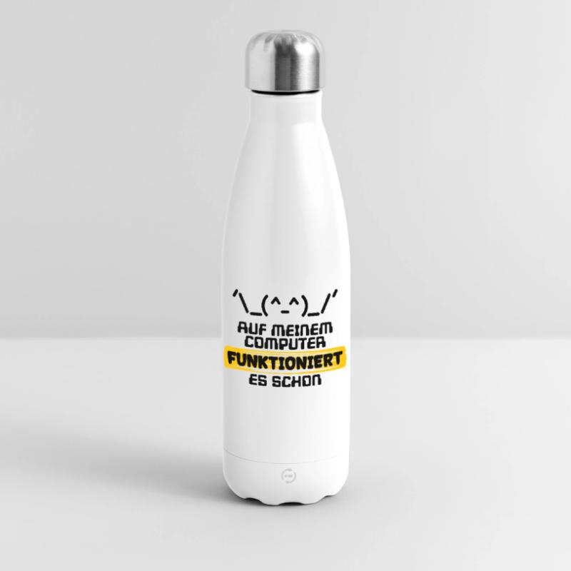 Programmeur de script de code de déclaration du développeur Bouteille isotherme 500 ml