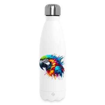 Papagei - Thermosflasche 500 ml - Weiß - Vorne