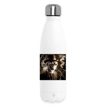 Invisible Man Steampunk - Insulated Water Bottle 500 ml - white - Front