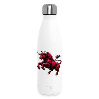Bull - Insulated Water Bottle 500 ml - white - Front