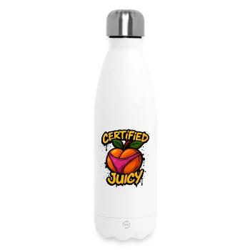 Certified Juicy - Insulated Water Bottle 500 ml - white - Front
