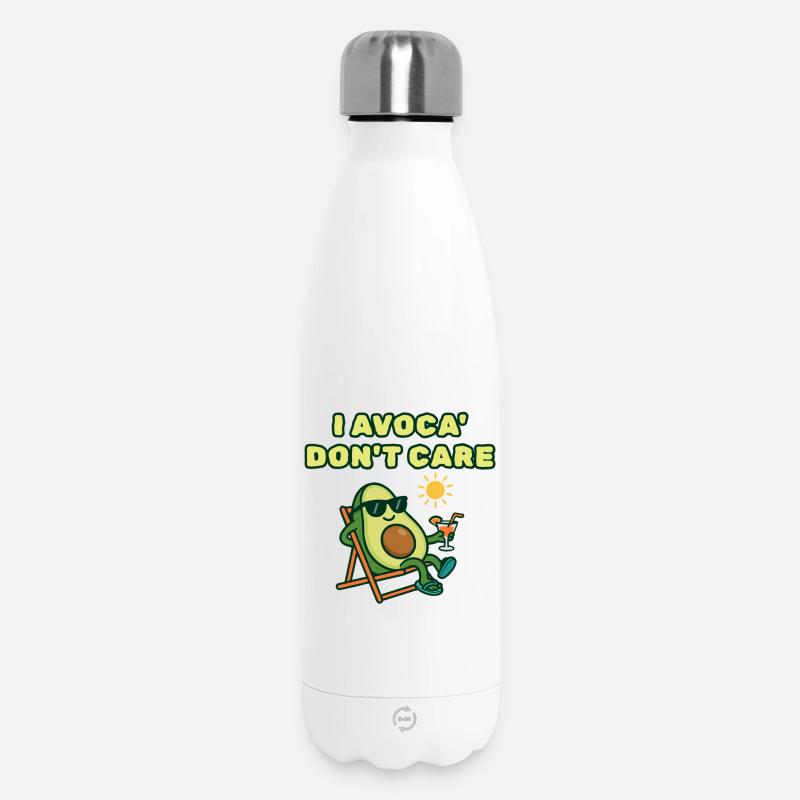 Avocado Chill: Mir ist Avoca egal. - Thermosflasche 500 ml - Weiß