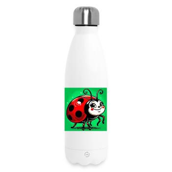 ladybird - Insulated Water Bottle 500 ml - white - Front