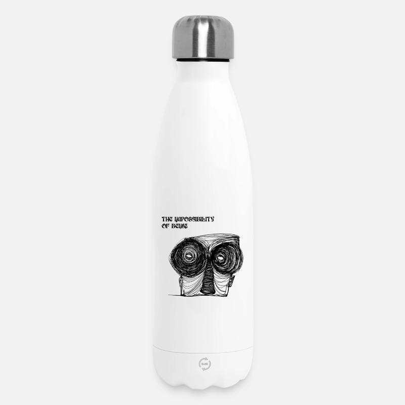 Die Unmöglichkeit des Seins - Thermosflasche 500 ml - Weiß
