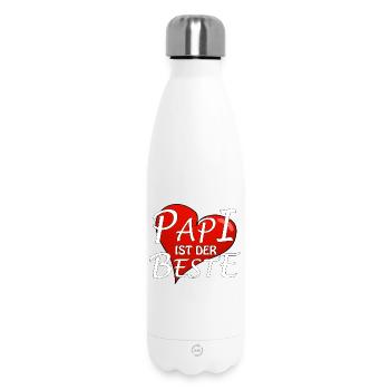 PAPA EST LE MEILLEUR - Bouteille isotherme 500 ml - blanc - Devant