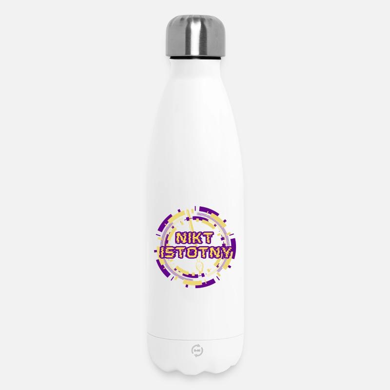 No one important - Insulated Water Bottle 500 ml - white