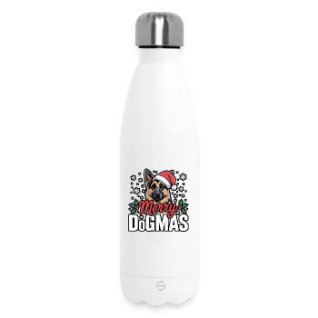 Merry Dogmas Weihnachtsdogge - Thermosflasche 500 ml - Weiß - Vorne