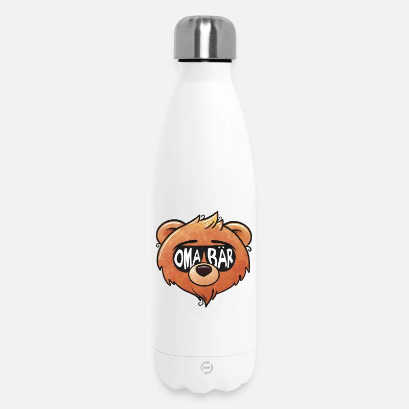 Oma Bär - Thermosflasche 500 ml - Weiß