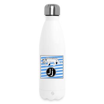 J wie Jaguar Buchstabe in der Grundschule - Thermosflasche 500 ml - Weiß - Vorne