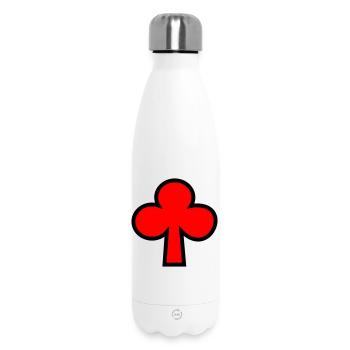 Kreuz_rot - Insulated Water Bottle 500 ml - white - Front