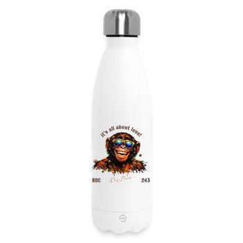Diogo Bonobo from DRC - Thermosflasche 500 ml - Weiß - Vorne