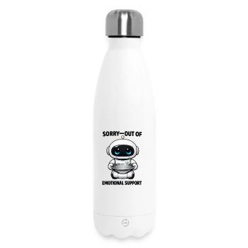 Snack Bot Küchenfreund - Insulated Water Bottle 500 ml - white - Front