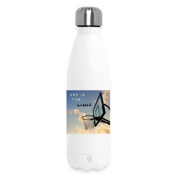 Sky Is The Limit Hoops - Insulated Water Bottle 500 ml - white - Front