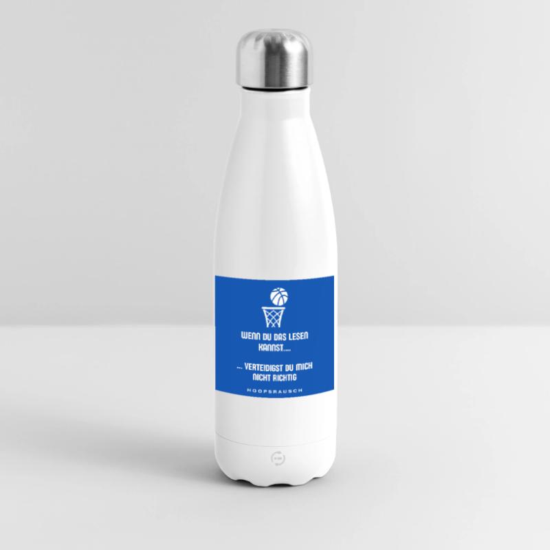 Lesen oder Verteidigen Spruch Hoopsrausch Thermosflasche 500 ml