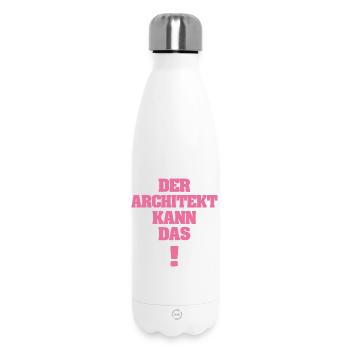 architect - Insulated Water Bottle 500 ml - white - Front