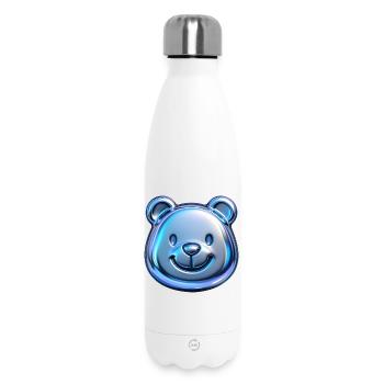 Süßer Bär mit metallischen Reflexionen - Thermosflasche 500 ml - Weiß - Vorne