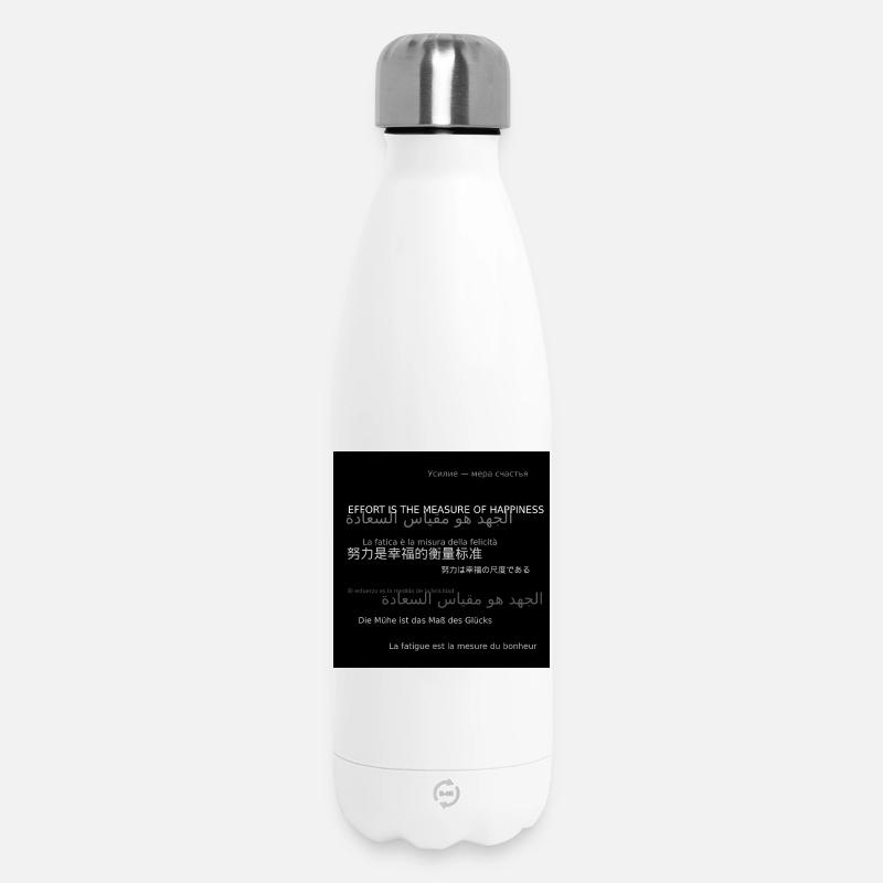 Hoodie_back_3 - Thermosflasche 500 ml - Weiß