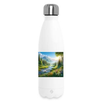 Fjälldalens Frühlingsblumenfluss - Thermosflasche 500 ml - Weiß - Vorne