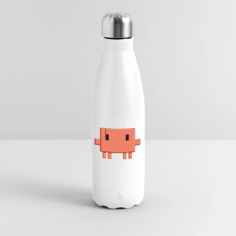 Claude Code Pixel AI Mascot Dev Sticker Insulated Water Bottle 500 ml