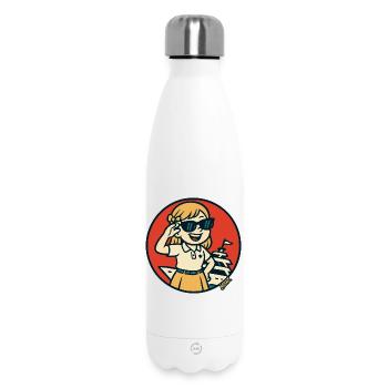 Sunny Sailor Circle Kunst - Thermosflasche 500 ml - Weiß - Vorne