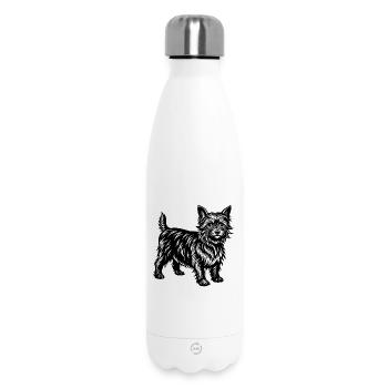 Cairn Terrier - Bouteille isotherme 500 ml - blanc - Devant