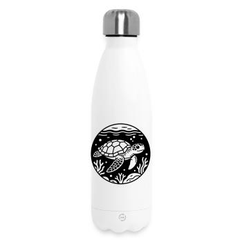 Sea Turtle - Insulated Water Bottle 500 ml - white - Front