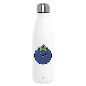 Süße Blaubeere - Sommer 2026 Frucht Design - Thermosflasche 500 ml - Weiß - Vorne