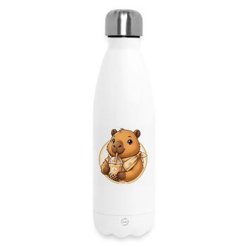 Goldener Bär-Blasentee-Anhänger - Thermosflasche 500 ml - Weiß - Vorne