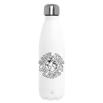 Sauver la planète - Bouteille isotherme 500 ml - blanc - Devant