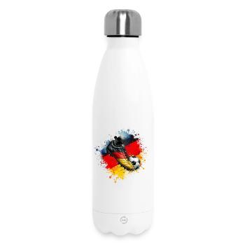 Football - Germany - Insulated Water Bottle 500 ml - white - Front