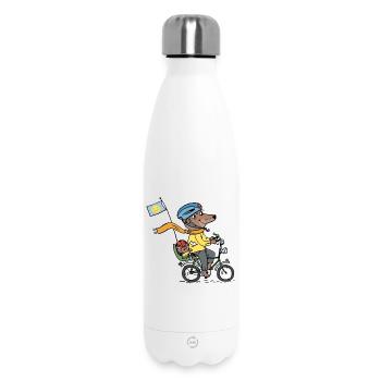 Dad and Jan / kidscontes - Insulated Water Bottle 500 ml - white - Front