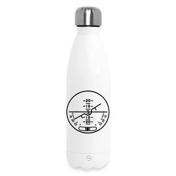 Künstliche Horizont - Thermosflasche 500 ml - Weiß - Vorne
