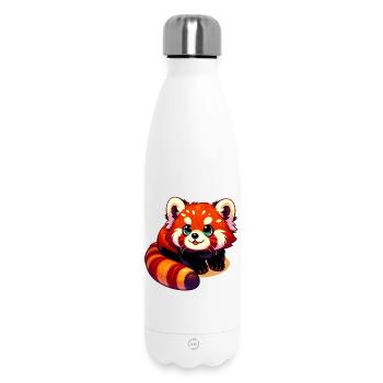 Kleiner Panda - Thermosflasche 500 ml - Weiß - Vorne