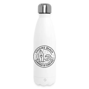 Cousins Beach – Summer Forever Badge - Thermosflasche 500 ml - Weiß - Vorne