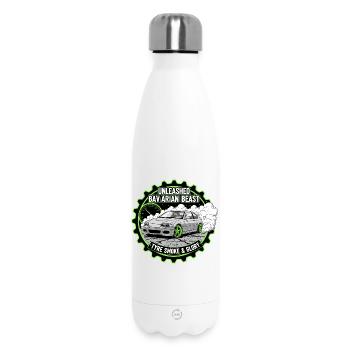 Unleashed Bavarian Beast - Insulated Water Bottle 500 ml - white - Front