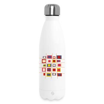 Patchwork-Design von Cean - Thermosflasche 500 ml - Weiß - Vorne