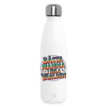 Liebe Mama auf der ganzen Welt - Thermosflasche 500 ml - Weiß - Vorne