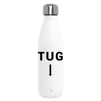 TUG Tugboat - Seafaring Sailing Ship Captain - Insulated Water Bottle 500 ml - white - Front