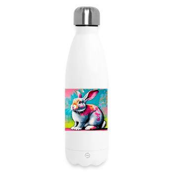 rabbit - Insulated Water Bottle 500 ml - white - Front