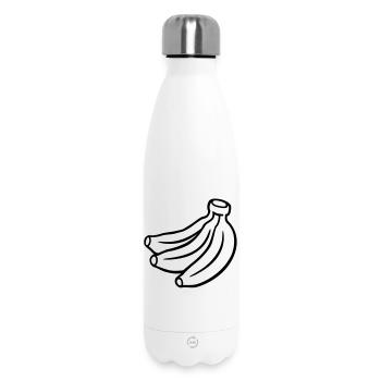 Banana - Insulated Water Bottle 500 ml - white - Front