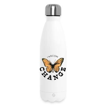 ICH BEGRÜSSE DIE VERÄNDERUNG - Thermosflasche 500 ml - Weiß - Vorne