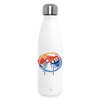 retro gamer - Thermosflasche 500 ml - Weiß - Vorne