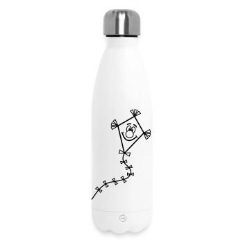Einen lustigen Drachen steigen lassen - Thermosflasche 500 ml - Weiß - Vorne