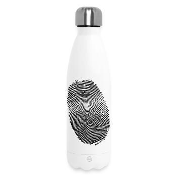 Empreinte digitale - Bouteille isotherme 500 ml - blanc - Devant