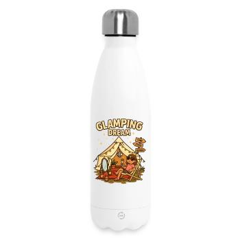 Glamping Dream Festival Queen Diva Style Femmes - Bouteille isotherme 500 ml - blanc - Devant