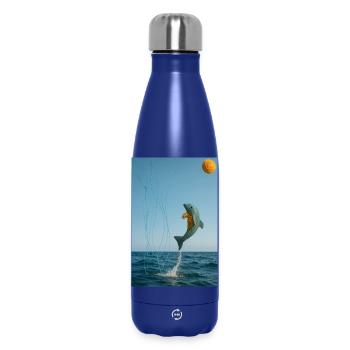 Marine Fantasy - Insulated Water Bottle 500 ml - dark blue  - Front