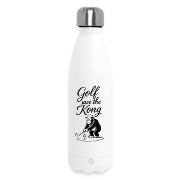 Golf rettet den Kong - Thermosflasche 500 ml - Weiß - Vorne