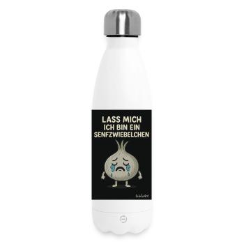 Weeping mustard onion - Insulated Water Bottle 500 ml - white - Front
